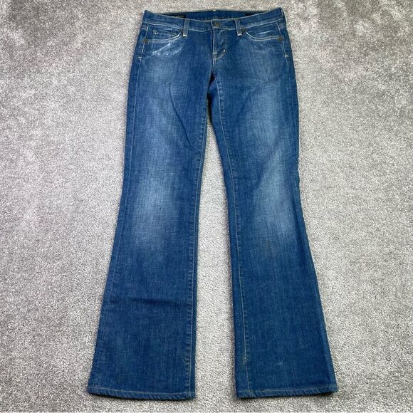 Citizens of Humanity Collete Jeans Women’s 29 Blue Bootcut Low Rise Dark Denim - Picture 1 of 15